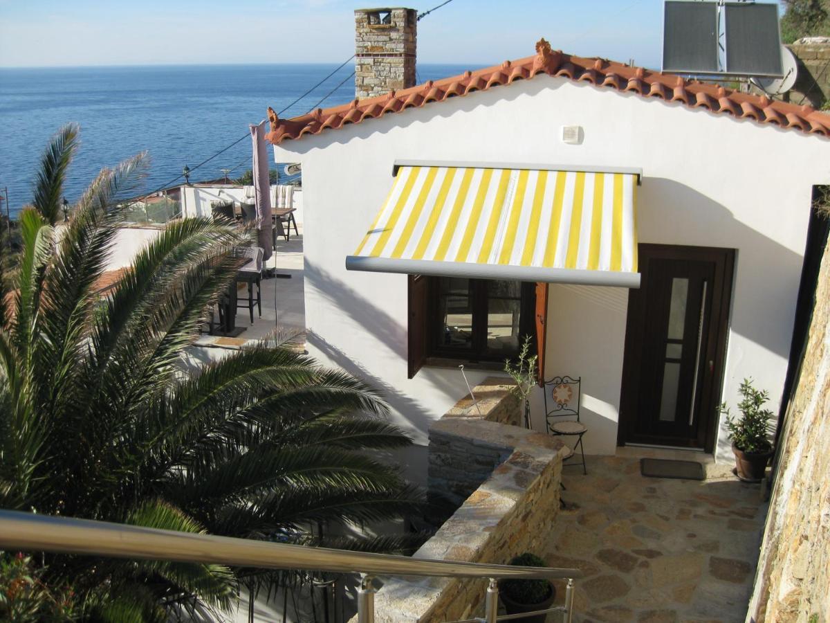 Astra-Ferienhaus Mit Grosser Dachterrasse Und Top-Ausstattung In Nas Armenistís Exterior foto